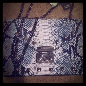 Badgley Mischka Crossbody Purse light blue